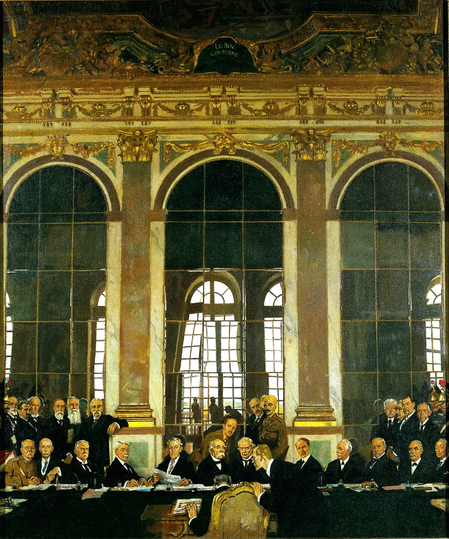 The Signing of Peace in the Hall of Mirrors