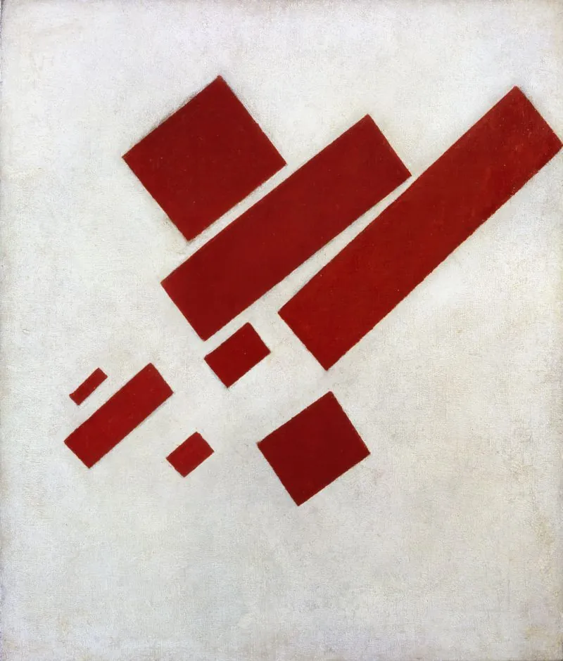 Suprematist Painting: Eight Red Rectangles