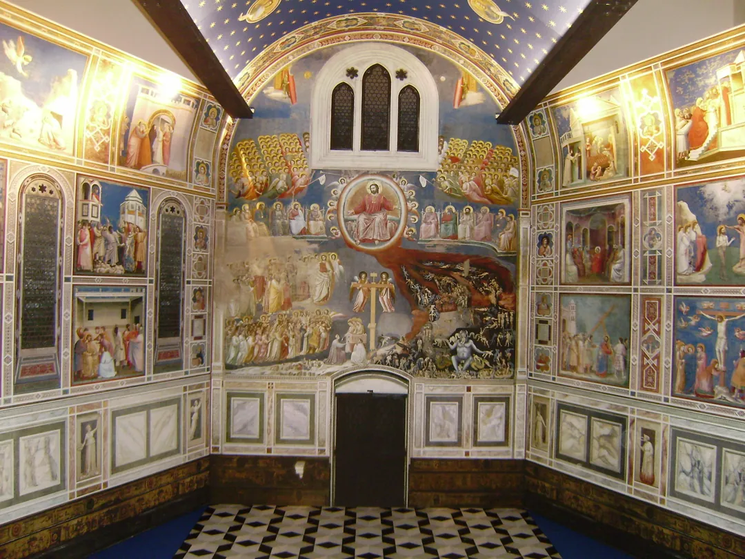 Frescoes in the Scrovegni Chapel by Giotto